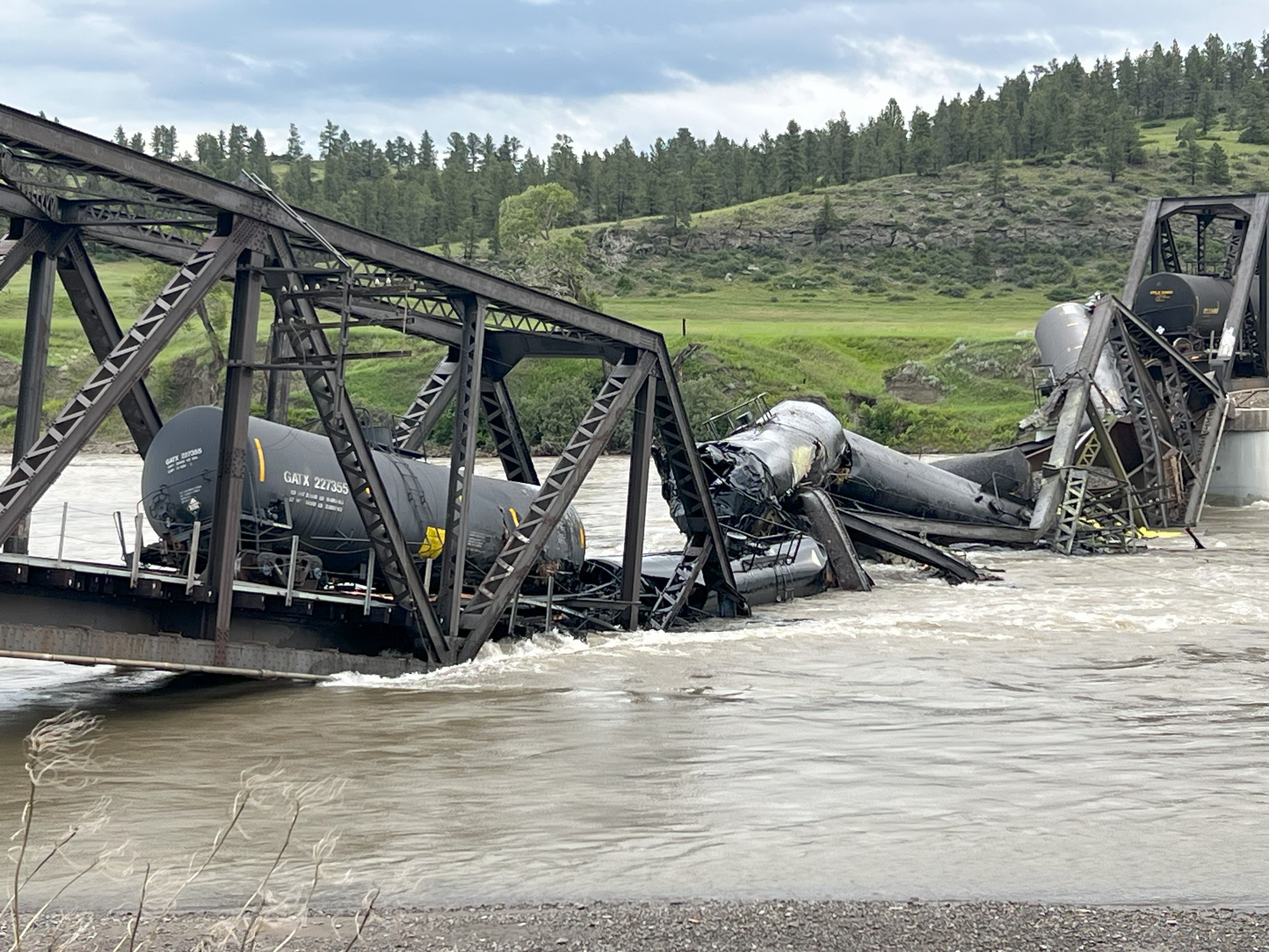 Stillwater County MRL Train Derailment